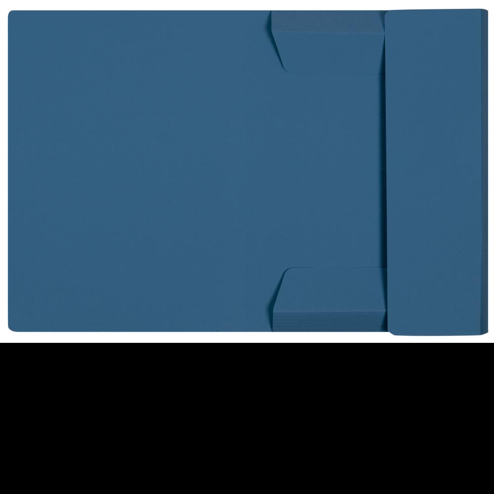 Dosar Plic Elba Smart A4, Carton Manila 250g/mp, Blue Angel, Capacitate 150 File, Culoare Albastru Inchis
