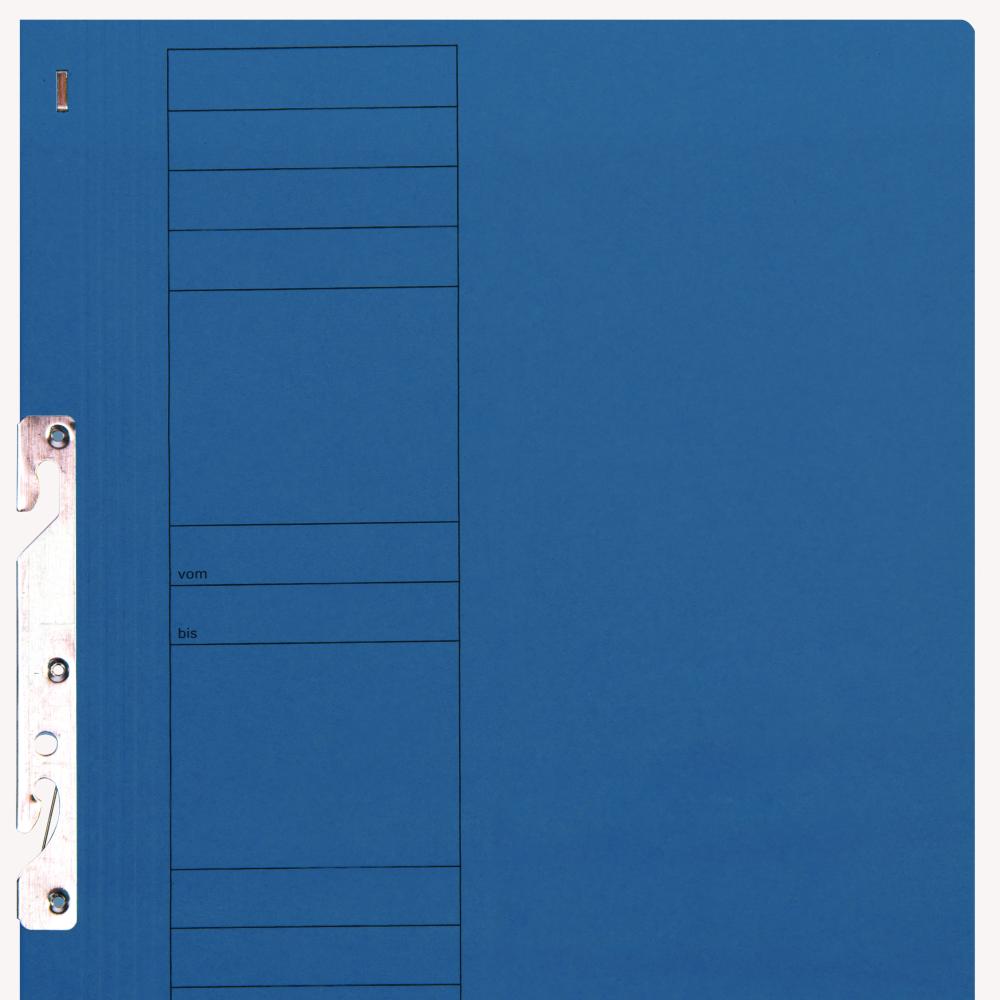 Dosar Incopciat Elba Smart A4 1/1, Carton Manila 250g/mp, Blue Angel, Capacitate 200 File, Culoare Albastru