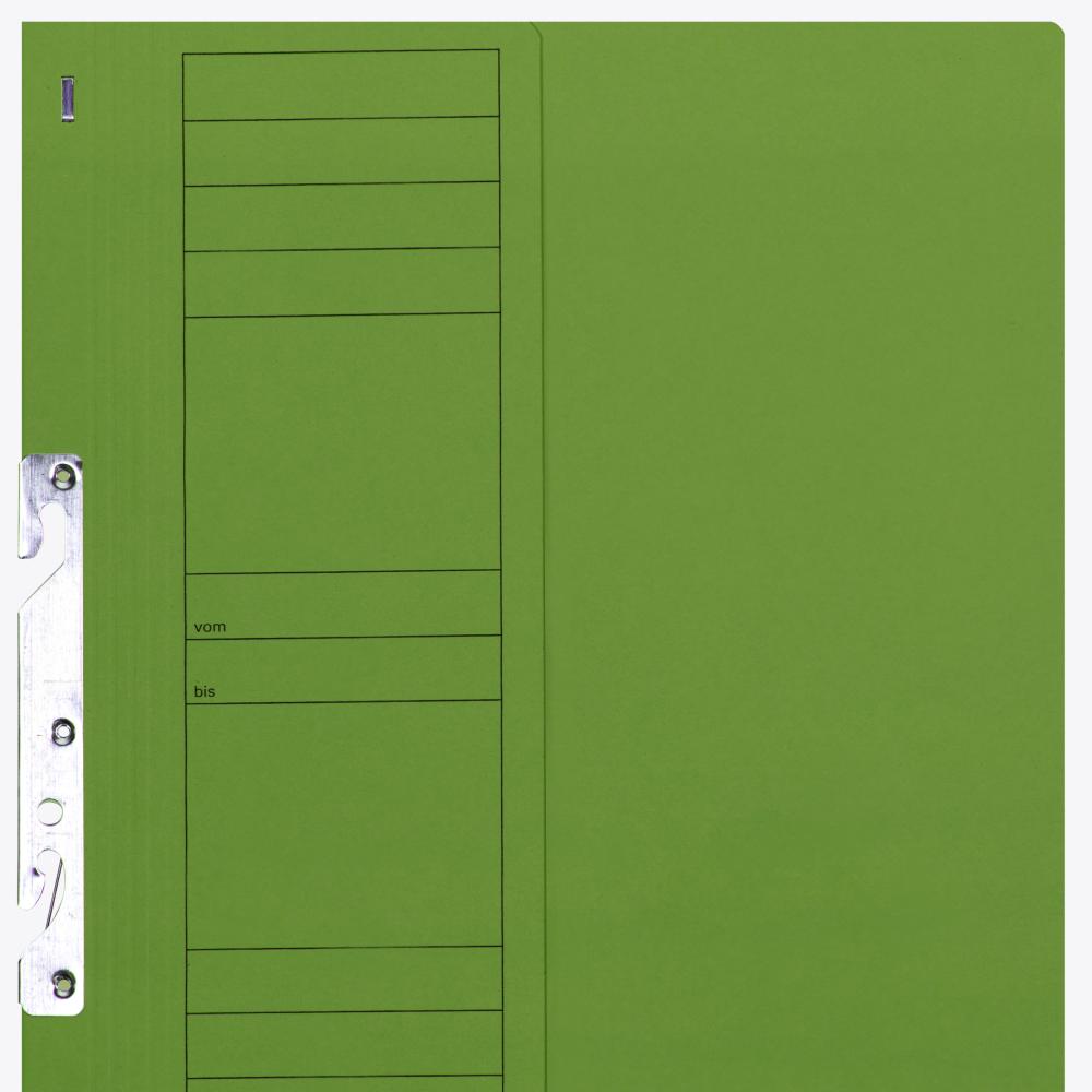 Dosar Incopciat Elba Smart A4 1/2, Carton Manila 250g/mp, Blue Angel, Capacitate 200 File, Culoare Verde