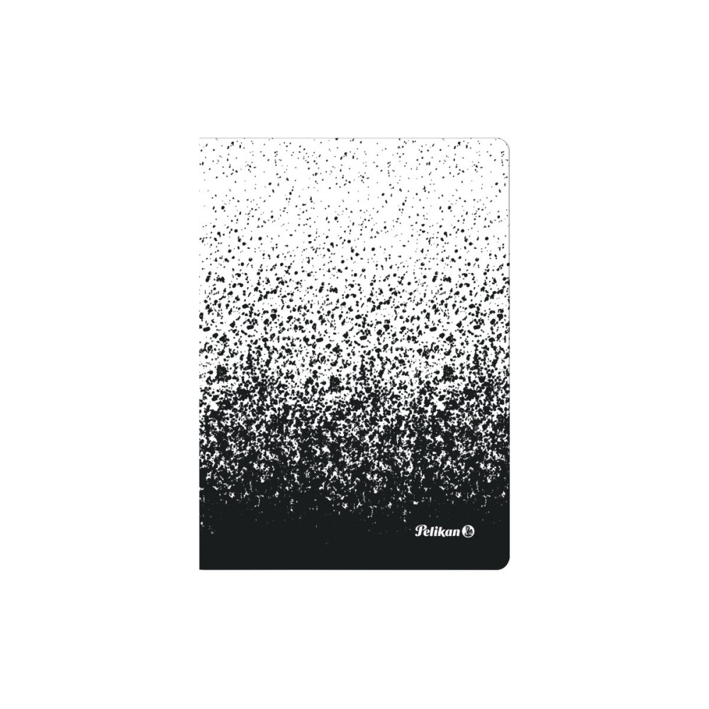 Caiet A6 Color Edition 80 File, Hartie 70g/mp, Patratele, Culoare Alb/negru