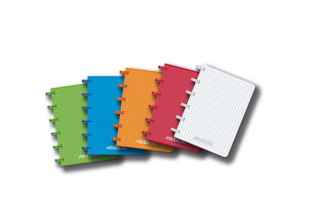 Caiet A6, 72 File - 90g/mp, Coperta Pp Transparent Color, Aurora Adoc - Matematica