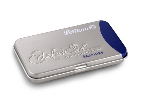 Caseta Metalica Edelstein Cu Patroane,set 6 Patroane,albastru Safir