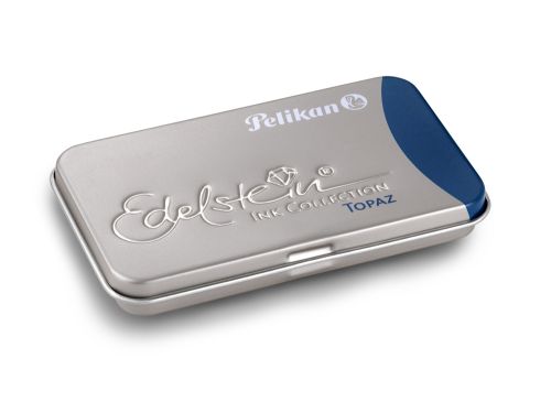 Caseta Metalica Edelstein Cu Patroane,set 6 Patroane,albastru Topaz