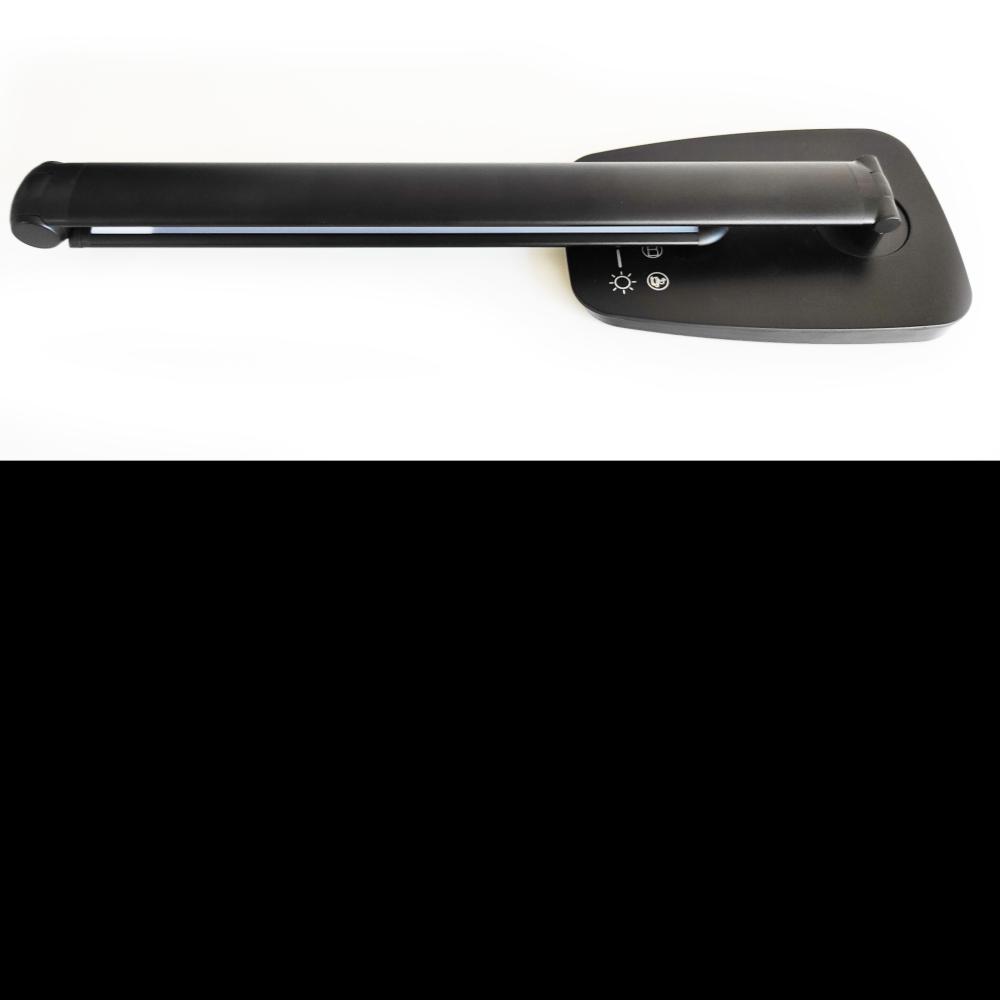 Lampa Unilux Led Twist,4 Moduri Lumina Rece/cald, Port Usb, Brate Din Aluminiu, Culoare Negru