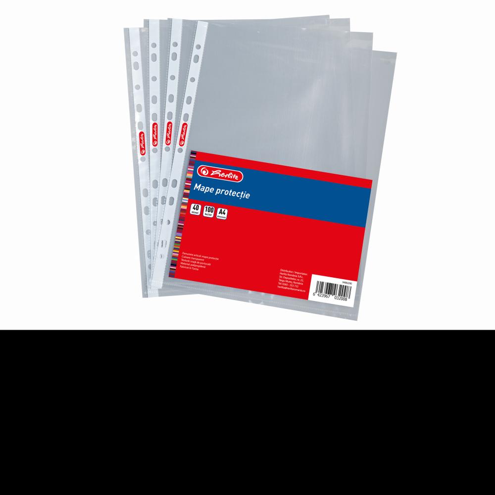 Mape Protectie A4 40 Microni Set 100