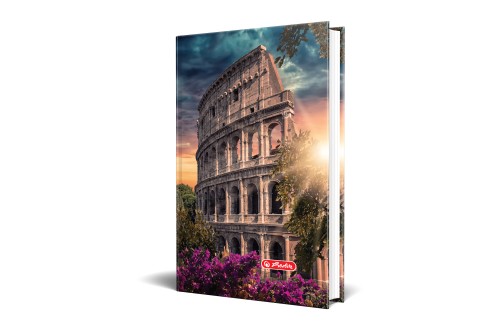 Agenda Nedatata A5, Motive, 224 Pagini, Coperta Buretata, Motiv City Break Italy