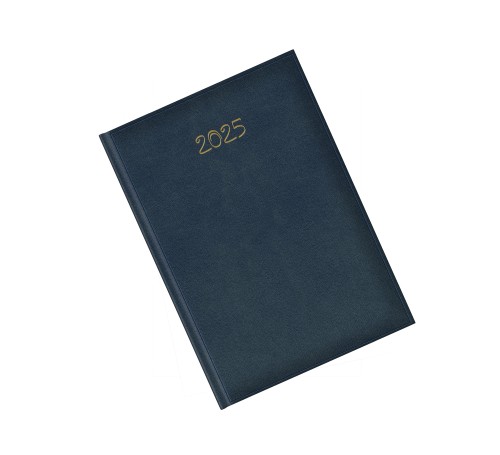 Agenda Datata Saptamanala Ro B5, 128 Pagini, Coperta Buretata, Culoare Gri, 2025