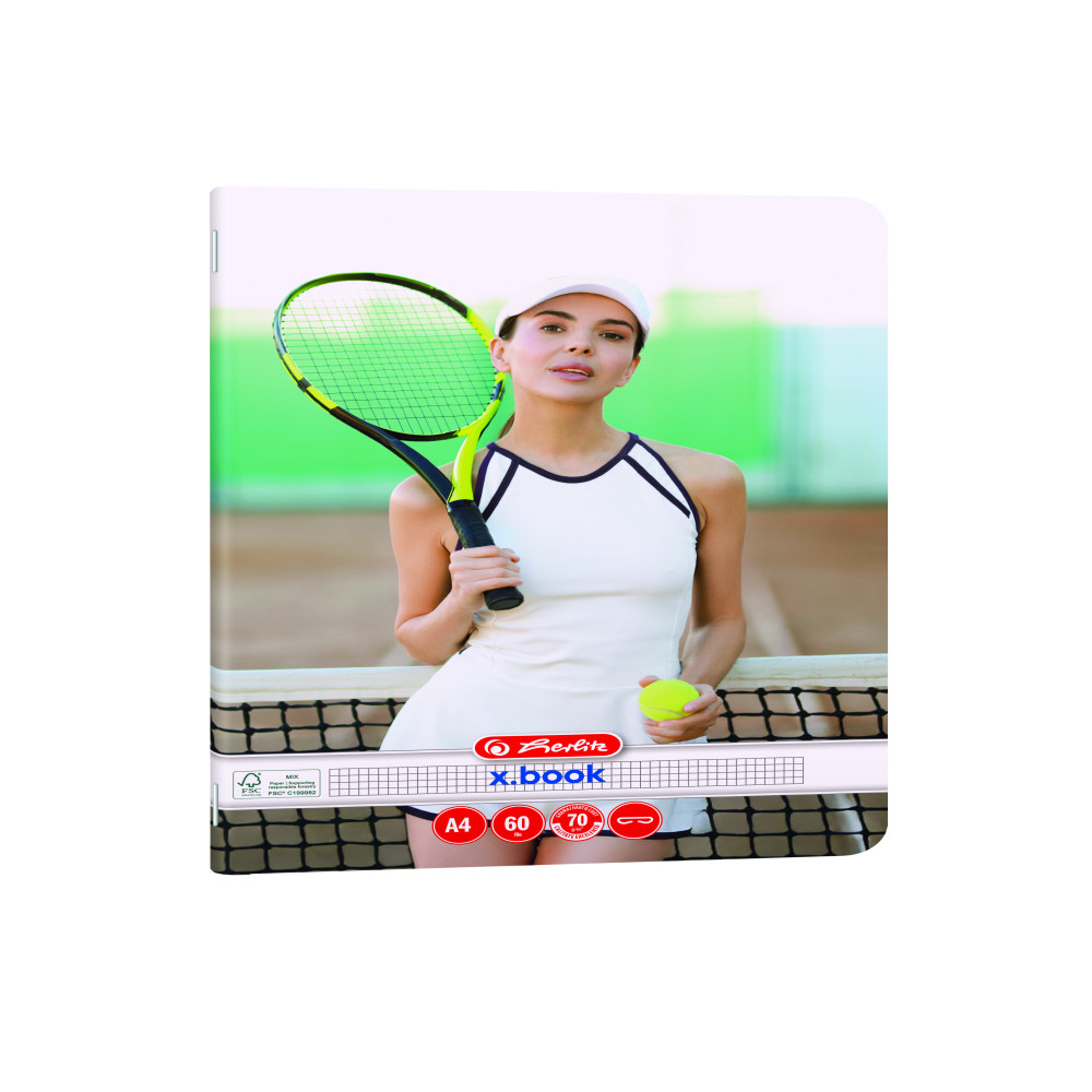 Caiet A4 60 File, Hartie 70g/mp Fsc Mix, Patratele, Colturi Rotunjite, Motiv Sports Caiet A4 60 File, Hartie 70g/mp Fsc Mix, Patratele, Colturi Rotunjite, Motiv Sports