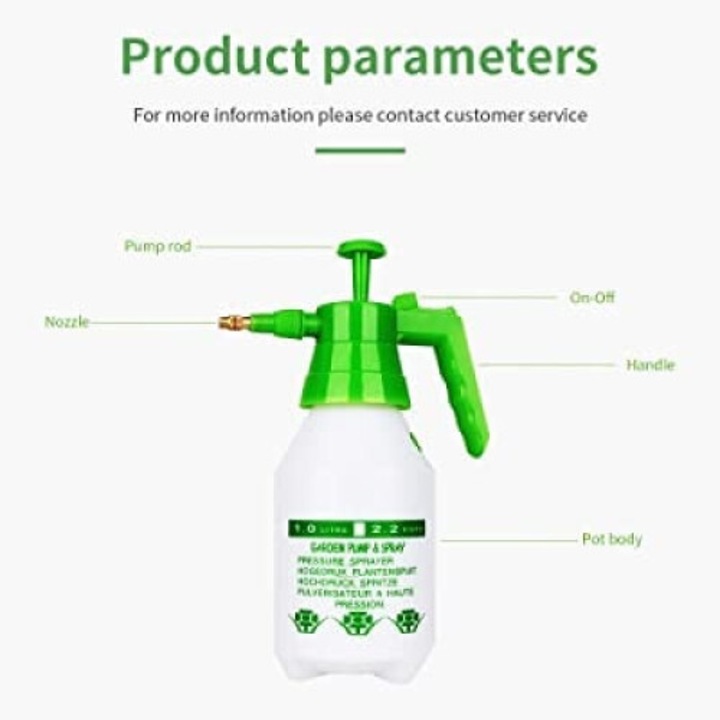 Pulverizator Manual De Mana Cu Pompa, Capacitate 1 L
