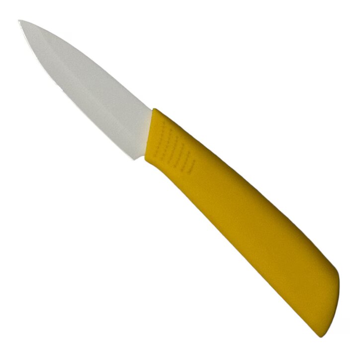 Cutit Ceramic, Dimensiune 20 Cm, Lama 10 Cm, Maner Multicolor