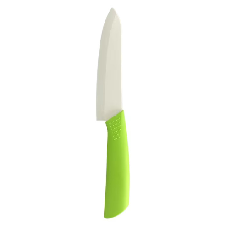 Cutit Ceramic, Dimensiune 26 Cm, Lama 15 Cm, Maner Multicolor