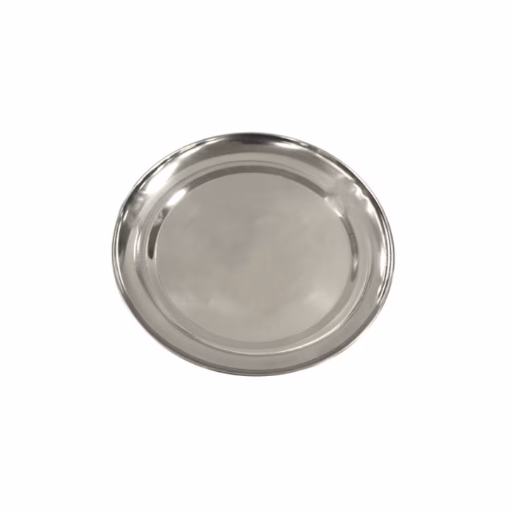 Farfurie Din Inox Intinsa, Diametru 22 Cm