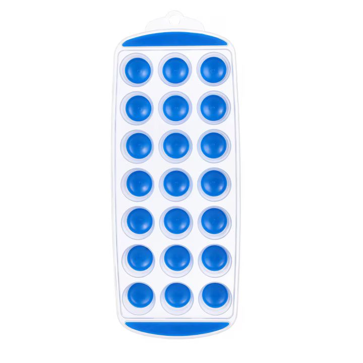 Tava Din Plastic Si Silicon Pentru Cuburi De Gheata, 21 De Forme, Culoare Multicolora