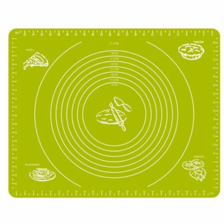 Plansa Pentru Aluat Din Silicon, Dimensiune 50 X 40 Cm, Multicolor, Rezistent La Temperaturi Inalte