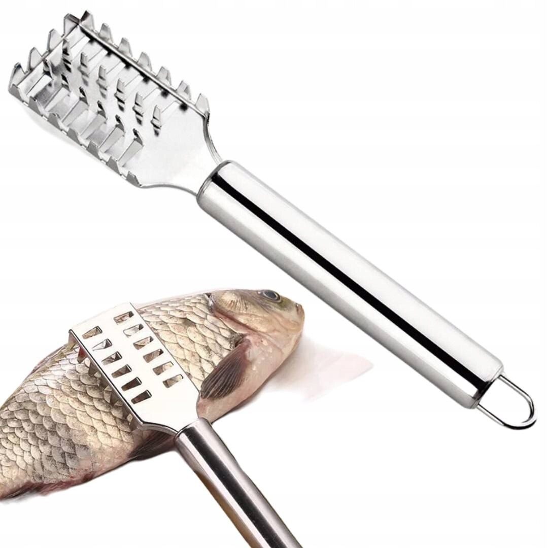 Curatator Din Inox Solzi De Peste, Dimensiune 19x4 Cm
