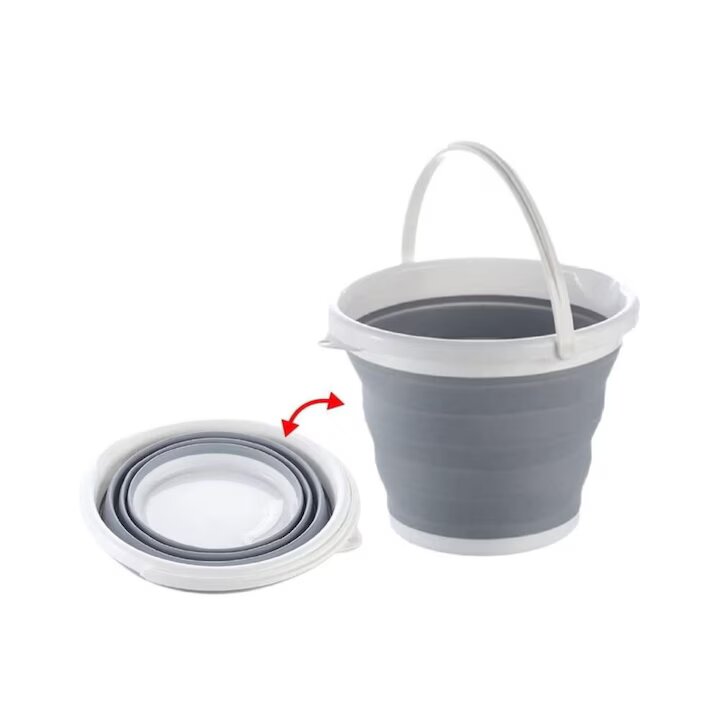 Galeata Pliabila Cu Maner Din Plastic, Capacitate 5 Litri, Culoare Multicolora