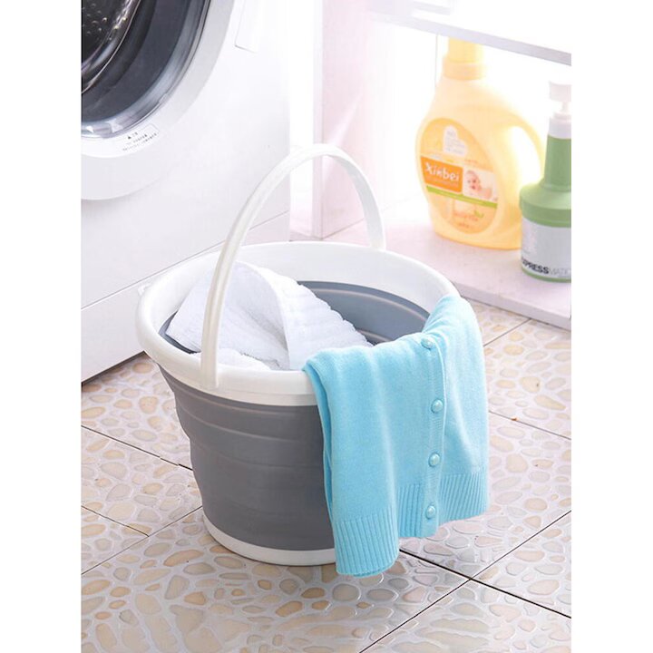 Galeata Pliabila Cu Maner Din Plastic, Capacitate 5 Litri, Culoare Multicolora