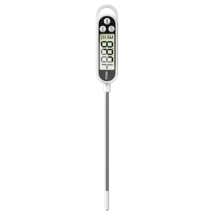 Termometru Pentru Friptura Cu Display Lcd, Dimensiune 24,5x2,5 Cm, Interval De Temperatura -50 -300°c