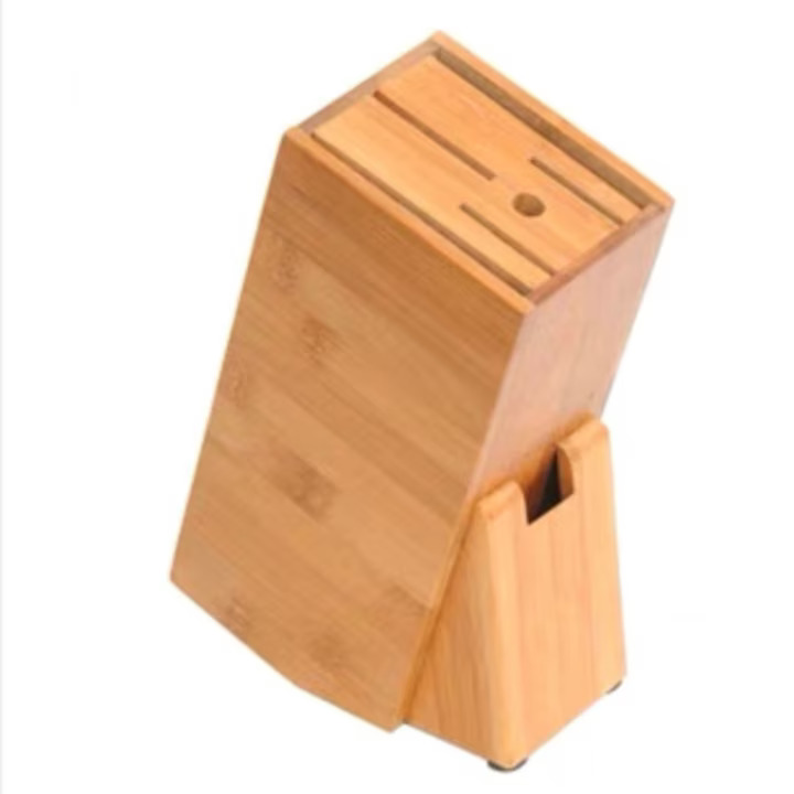 Suport Cutite Din Bambus, Dimensiune 23.5 X 16 X 8 Cm, Culoare Maro