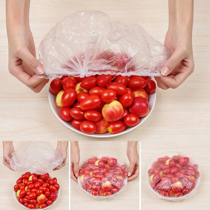 Pungi Tip Capac De Unica Folosinta Cu Elastic, Diametru 24 Cm, 100 Buc/set