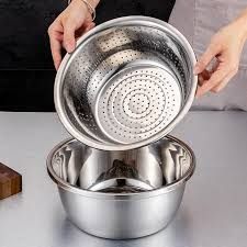 Sita Pentru Paste Cu Manere Din Inox, Dimensiune 26 Cm