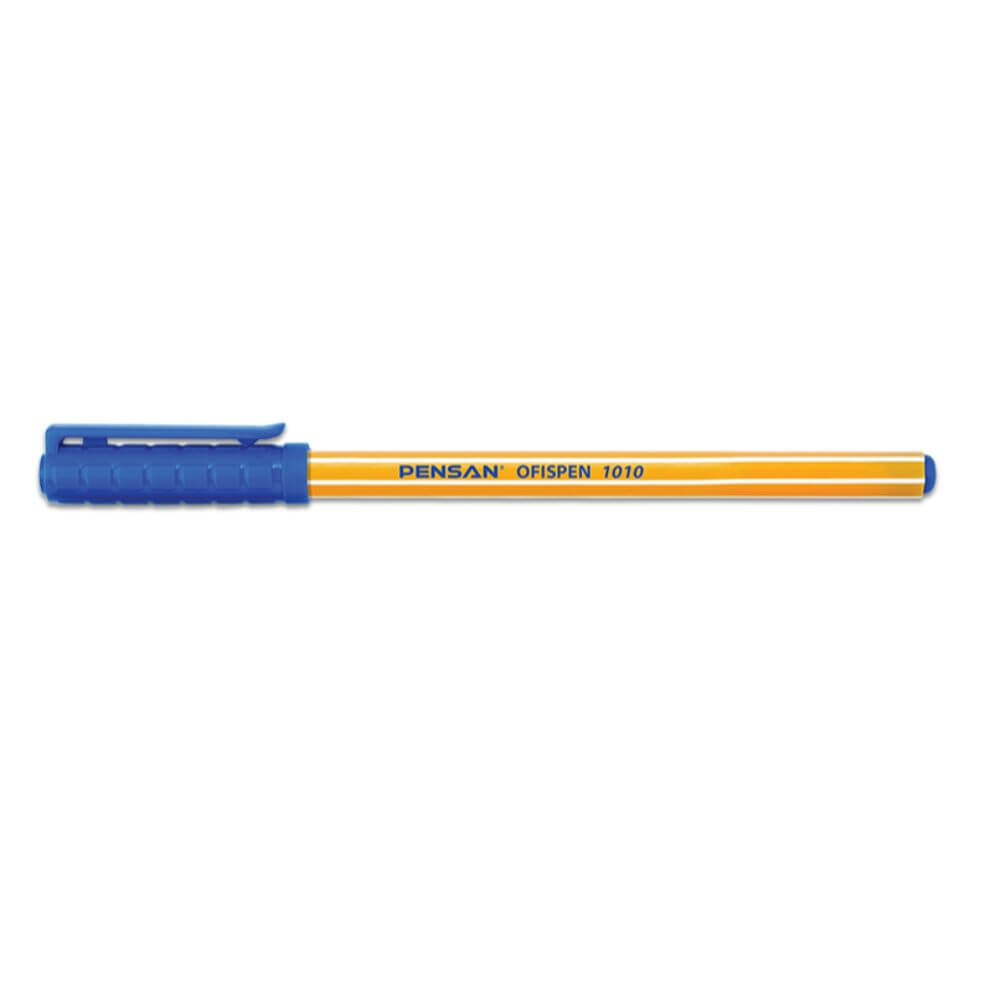 Pixuri PENSAN OFISPEN, Varf 1 mm, 60 Buc/Set, Albastre, Corp de Plastic cu Capac, Pixuri de Unica Folosinta, Pixuri Scolare, Pixuri Albastre, Pix Albastru, Pixuri pentru Scoala, Pixuri Colorate, Set Pixuri Colorate, Set de Pixuri, Pix Colorat