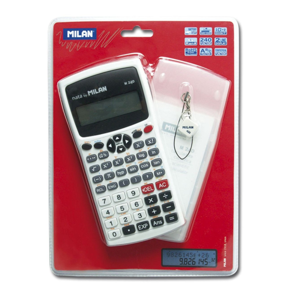 Calculator 10 Dg Milan Stiintific M240a (din Care Timbru Verde 0,1 Ron)