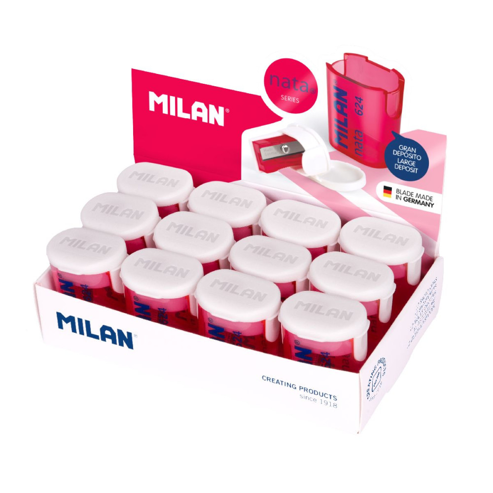 Ascutitoare Plastic Simpla Cu Container Nata Milan