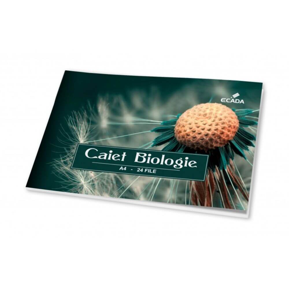 Caiet Biologie A4 ECADA, 24 File, Coperta Policromie, Caiet Biologie A4, Caiete Biologie A4, Caiet Biologie, Caiete Scolare Biologie, Caiete de Biologie, Caiete Ecada Biologie, Caiet Biologie 24 de File, Caiet Bio
