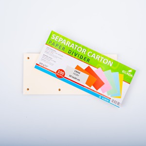 Separator Carton 10.5x24cm 160g Set 100 Crem Ecada 41003c