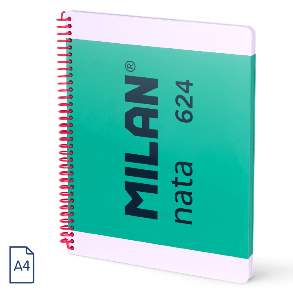 Caiet A4 80 File Dr Spira Milan Verde Nata 57042e80gr
