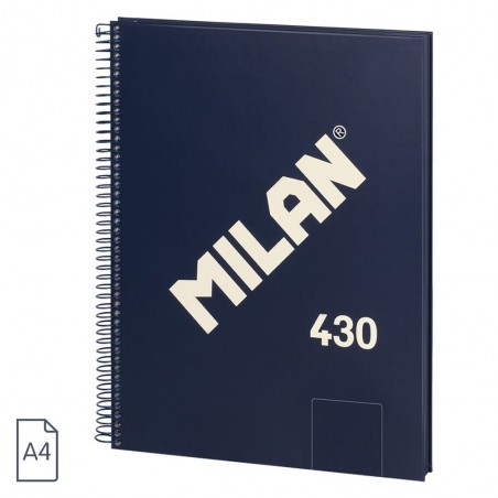 Caiet a4 80 file velin spira milan albastru 57141e80b Caiet a4 80 file velin spira milan albastru 57141e80b
