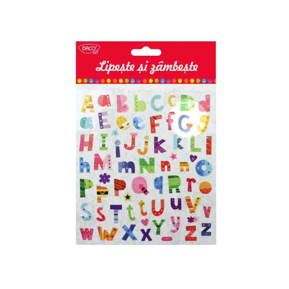 Abtibild - Ab039 Litere Vesele Lipeste Si Zambeste Daco