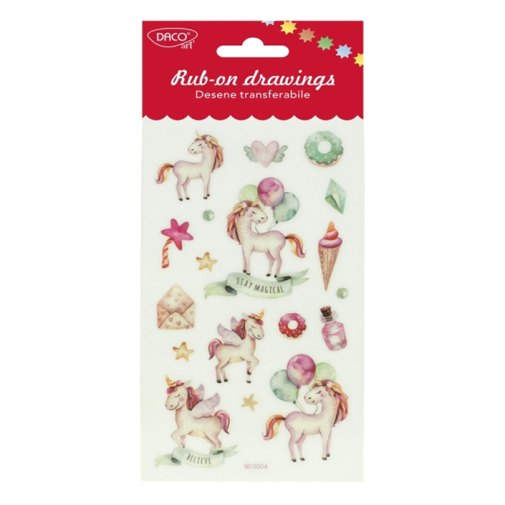 Abtibild - Ab107 Unicorni Desene Transferabile Daco Abtibild - Ab107 Unicorni Desene Transferabile Daco