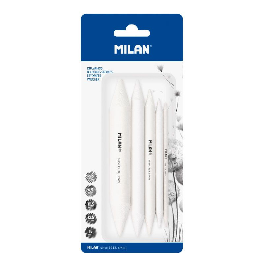 Estompe Hartie Asortate Set 5 Milan Bwm10495