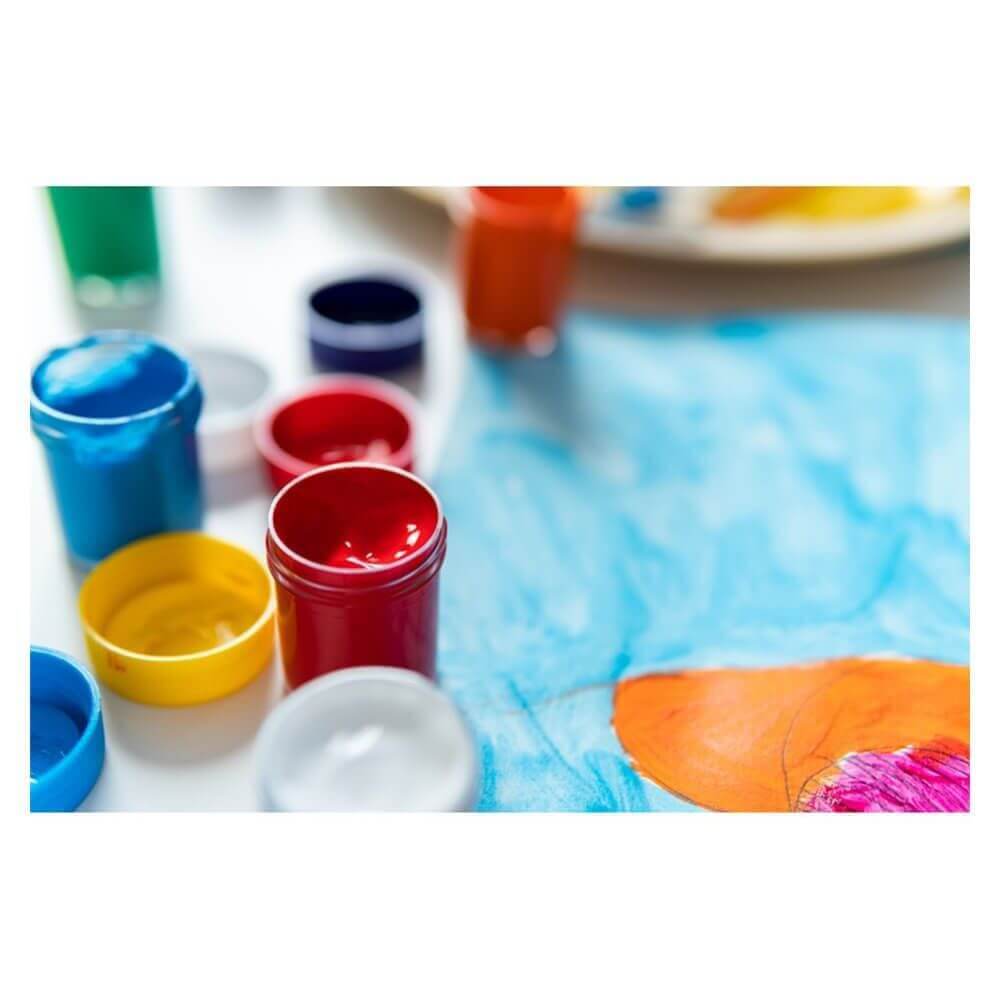 Culori Guasa DACO, 12 Culori/Set, 20 ml/Tub, Model Brilia, Culori Guase, Vopsea Guasa, Vopsele Guase, Guasa Set, Culori pentru Pictat Lavabile, Culori Pictura, Culori pentru Desen