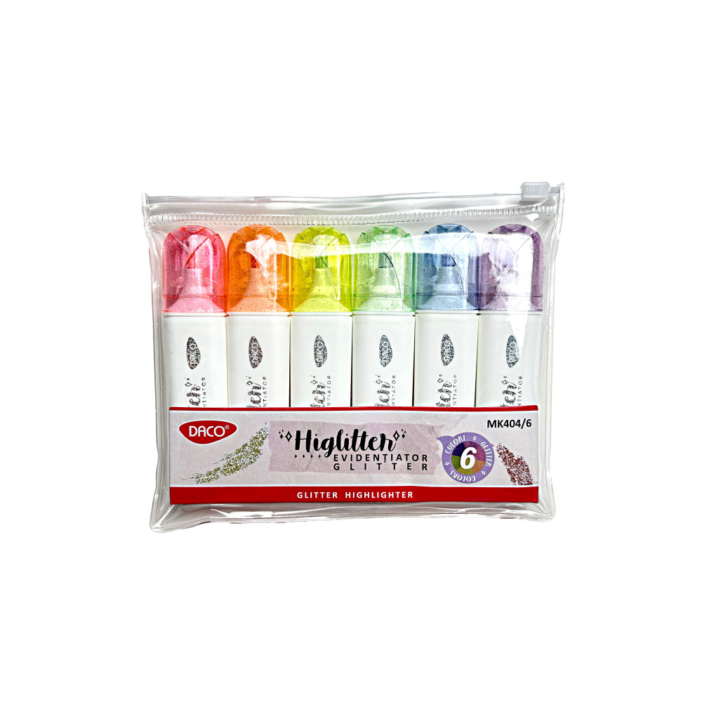 Marker Evidentiator Glitter Set 6 Daco Mk404/6