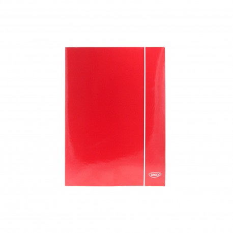 Mapa A4 Carton Laminat DACO, Prindere cu Elastic, Culoare Rosie, Mape din Carton, Mape pentru Acte, Dosar Documente, Mapa cu Elastic, Mape Arhivare Documente, Mapa Carton cu Elastic, Dosar Mapa Carton