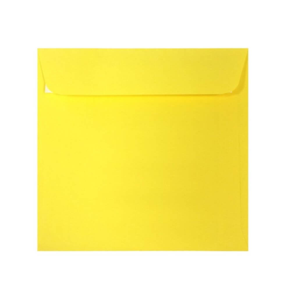 Set 25 Plicuri Siliconice DACO, Galben, 16x16 cm, 120 g/mÂ², Plicuri Colorate, Plicuri Siliconice, Set Plicuri, Plicuri Galbene, Plicuri Daco