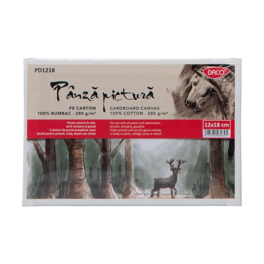 Panza pentru Pictura pe Carton Daco, Dimensiune 12x18 cm