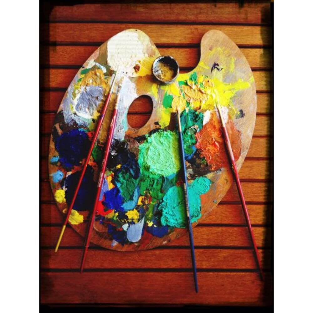 Paleta Pictura Daco, 24x30 cm, Lemn, Culoare Natur, Paleta pentru Amestecat Culori, Paleta Amestecat Vopsele, Paleta Vopsele Acrilice si Ulei, Palete pentru Pictat Daco, Paleta din Lemn pentru Pictori, Accesorii Pictura Daco