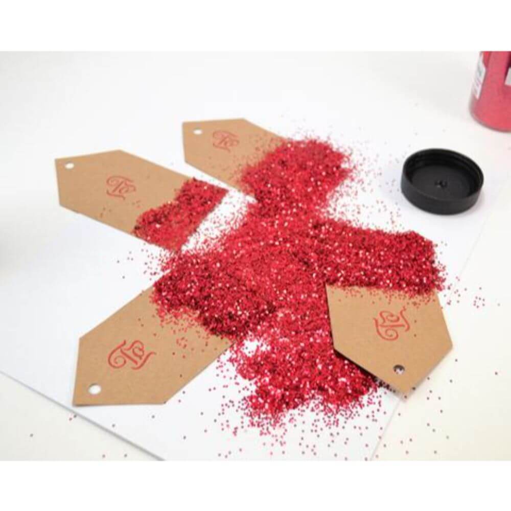 Pudra Glitter Monosararita DACO, 60 g, Culoare Rosie, Pudra Glitter Rosu, Pudra Monosararita, Pudra Glitter Monosararita, Sclipici Rosu, Sclipici Pulbere Rosu, Sclipici Colorat Pentru Craft, Articole Craft, Glitter