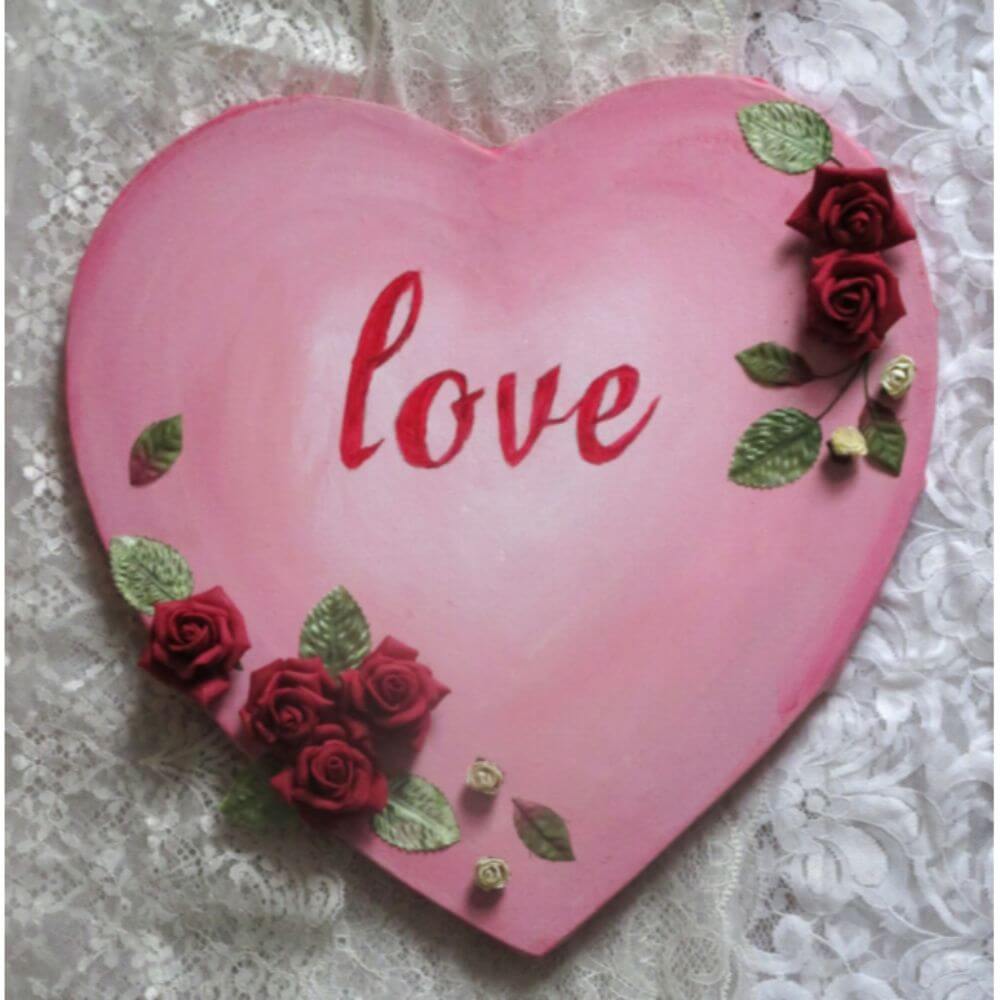 Panza Pictura pe Carton DACO, Model Inima, 5 Buc/Set, 280 g/mÂ², Panza pentru Pictura, Panza pe Carton Bumbac, Carton cu Panza, Carton cu Panza Bumbac, Panza pe Carton, Materiale pentru Pictura, Panza Daco