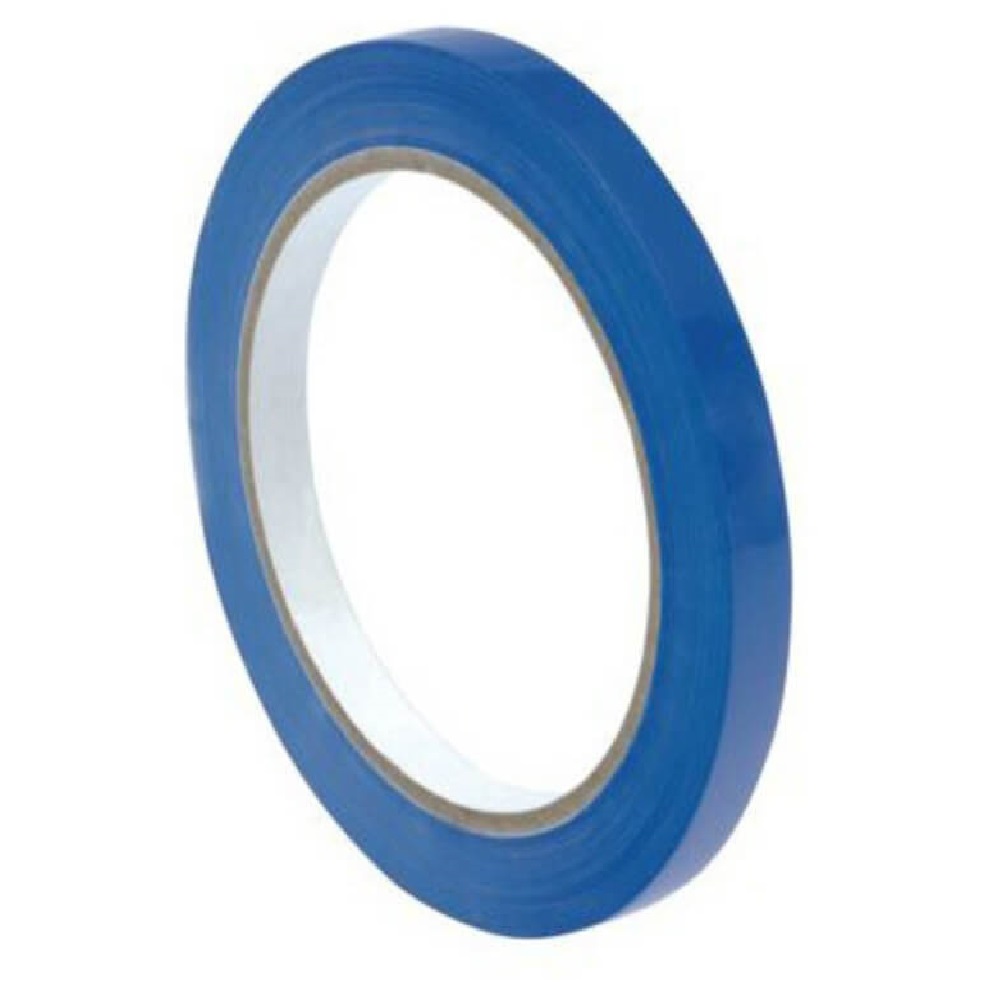 Banda Adeziva PVC Albastra, 9mm x 60m, Banda Adeziva de Sigilat Pungi, Banda Albastra pentru Sigilat Pungi, Benzi Adezive pentru Inchis Pungi, Banda Adeziva pentru Ambalare, Banda Adeziva de Inchis Pungi, Banda de Sigilat Pungi
