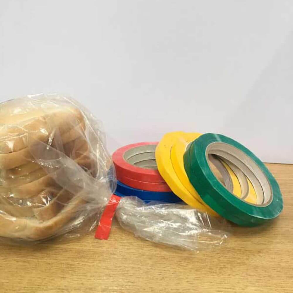 Banda Adeziva PVC Albastra, 9mm x 60m, Banda Adeziva de Sigilat Pungi, Banda Albastra pentru Sigilat Pungi, Benzi Adezive pentru Inchis Pungi, Banda Adeziva pentru Ambalare, Banda Adeziva de Inchis Pungi, Banda de Sigilat Pungi