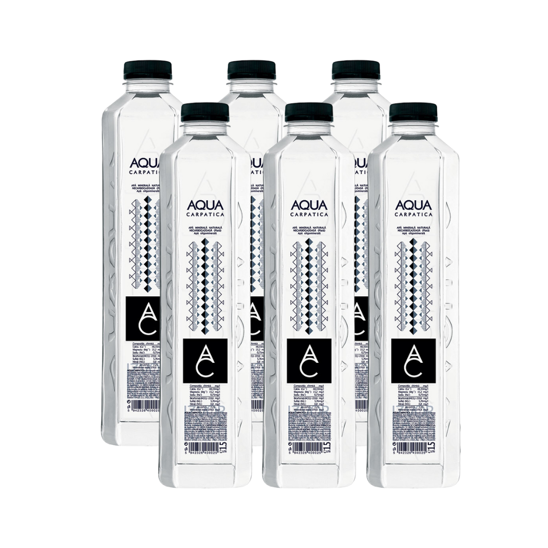Apa Minerala Aqua Carpatica 1.5l, 6 Buc/bax