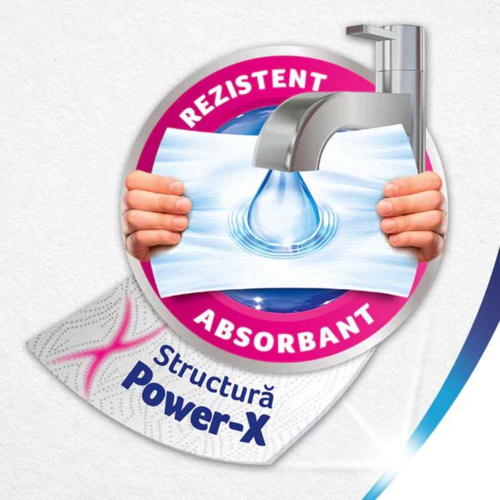Prosoape de Bucatarie Zewa Extra Long, 2 Straturi, 120 Foi x 2 Role Prosoape de Bucatarie Zewa Extra Long, 2 Straturi, 120 Foi x 2 Role