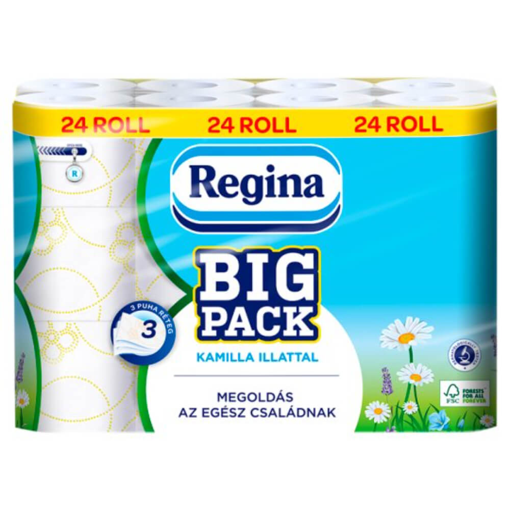 Hartie Igienica, Regina Big Pack Musetel, 24 Role/Bax, 3 Straturi, Hartie Igienica Regina 3 Straturi, Bax de Hartie Igienica Regina, Regina Big Pack Hartie Igienica, Role de Hartie Igienica Regina, Hartie Igienica cu Model, Hartie Igienica cu Parfum