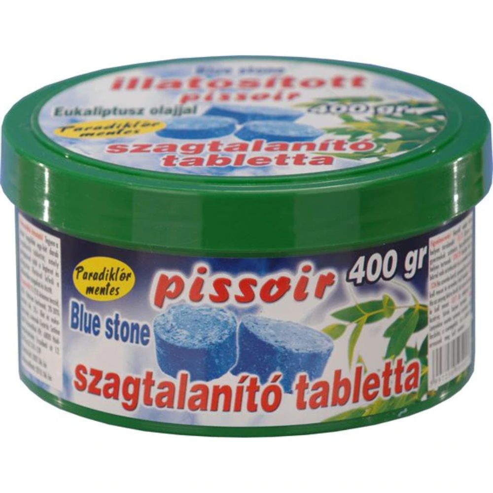 Pastile Odorizante Pisoar, Blue Stone, 16 Buc/Cutie, Albastre, Eucalipt, 400 g, Pastile Odorizante pentru Pisoar, Tablete pentru Pisoar, Tablete Odorizante pentru Pisoar