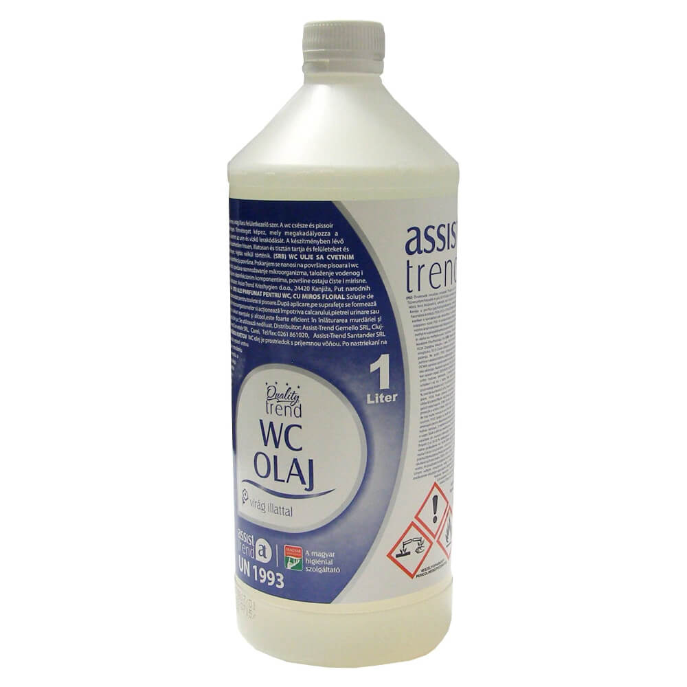 Ulei Parfumat pentru Toaleta, Assist Trend Floral, Cantitate 1L, Ulei pentru Toaleta 1 L, Assist Trend Ulei Toaleta, Odorizant Toaleta, Produse Baie Parfumate, Ulei pentru Toaleta Miros Floral